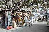 Varanasi - the old city is a cramped labyrinth crowded by pilgrims and street sellers 